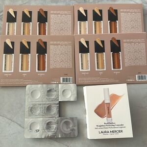 6 Concealer testers - huda beauty, laura mercier, dior